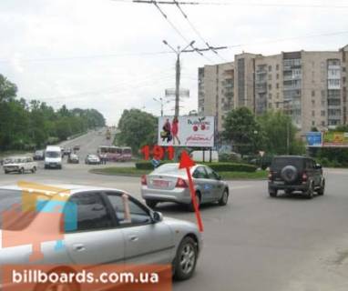 Билборд A в Тернополе Живова вул. / Микулинецька вул., кільце фото 1