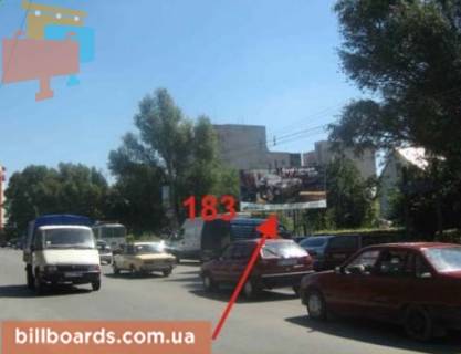Білборд, Бігборд (Борд)  A у Тернополі Живова ул. / Стадниковой ул., возле остановки Фото 1