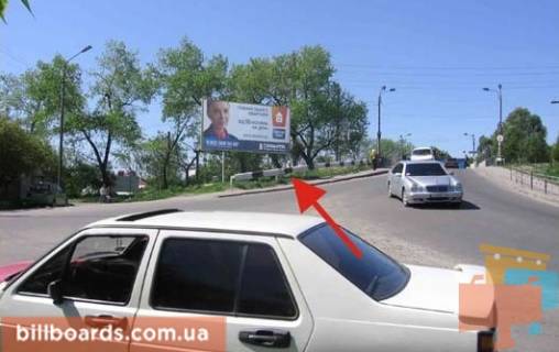 Білборд, Бігборд (Борд)  A у Тернополі Девичья ул. / Татарская ул., заезд на Горбатый мост Фото 1