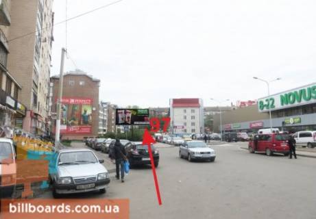 Билборд A в Тернополе Перля ул., возле супермаркетов "Novus", "Эльдорадо", "Jysk", в сторону Острожского ул. фото 1