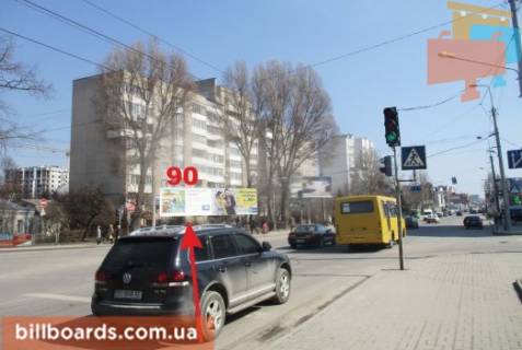 Білборд, Бігборд (Борд)  A у Тернополі Живова ул., 30 / Шашкевича ул., возле ТЦ "Орнава", супермаркетов "Сильпо", "Watsons" Фото 1