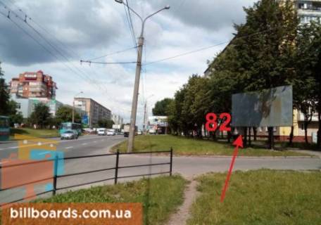 Білборд, Бігборд (Борд)  A у Тернополі 15-го Апреля ул., возле ТЦ "Мандарин", супермаркета "Сильпо" Фото 1