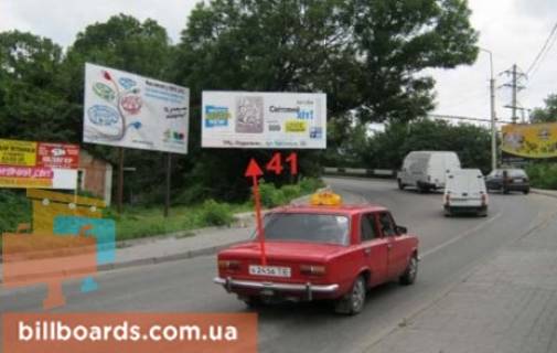Билборд A в Тернополе Замонастырская ул. / Стецько ул., в центр фото 1
