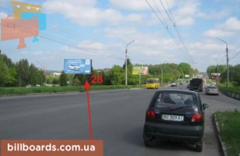 Билборд B в Тернополе Микулинецкая ул. / Будного ул., клеверный мост фото 1