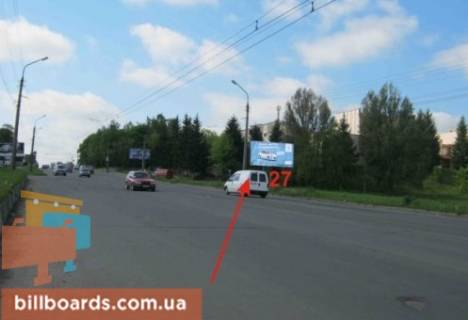 Билборд A в Тернополе Микулинецкая ул. / Будного ул., клеверный мост фото 1