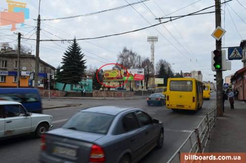 Билборд B в Тернополе Бандери пр. - Шухевича вул., лівий фото 1