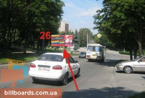 Білборд, Бігборд (Борд)  B у Тернополі Кривоноса ул. / Мира ул., возле супермаркета "АТБ" Фото 1