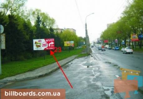 Билборд B в Тернополе 15-го Апреля ул., 8, напротив, возле АЗС "ОККО" фото 1