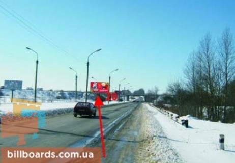 Билборд A в Тернополе Бережанская ул. / Будного ул., разделитель фото 1