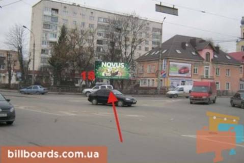 Билборд A в Тернополе Живова ул. / Микулинецкая ул., кольцо, в сторону Шептицкого ул. фото 1