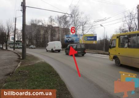 Білборд, Бігборд (Борд)  A у Тернополі Сливенская ул., 15, возле магазина "Прогрес", левая Фото 1