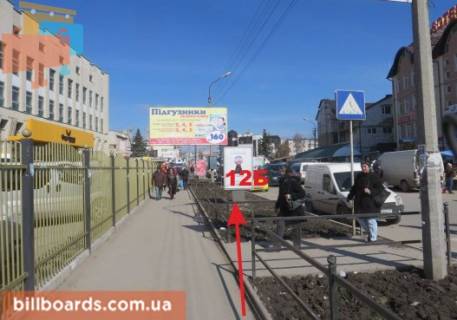 Ситилайт B в Тернополе Шептицкого ул., Центральный рынок, возле магазина "Еврошоп" фото 1