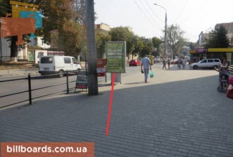 Ситилайт A в Тернополе Острожского ул., 14, возле остановки фото 1