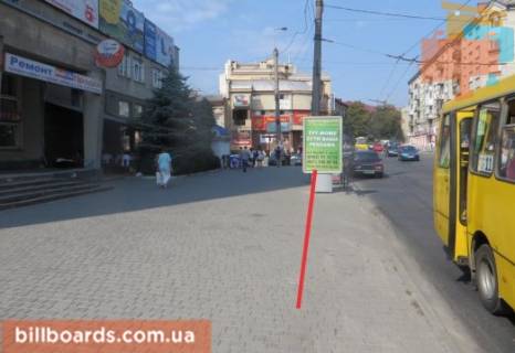 Ситилайт B в Тернополе Острожского ул., 14, возле остановки фото 1