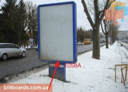 Ситилайт A в Тернополе Русская ул., возле парка "Топильче", дамба, из центра фото 1