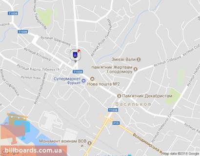 Ситилайт A в Василькове Декабристів вул., 1 схема