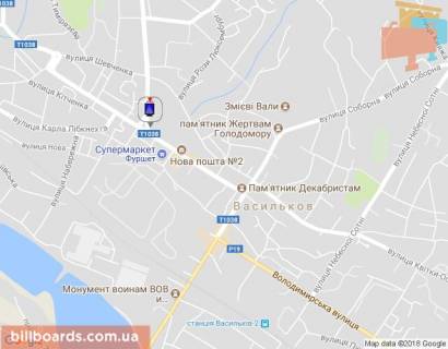 Ситилайт B в Василькове Декабристів вул., 2 схема