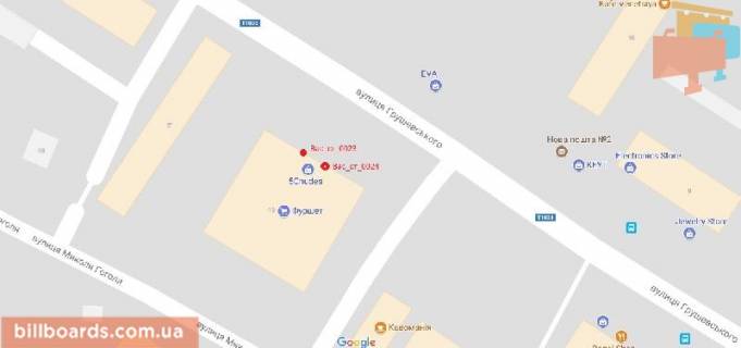 Сiтiлайт A у Василькові Грушевського вул., 19 схема