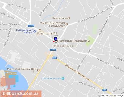 Ситилайт B в Василькове Соборна вул., 58 схема