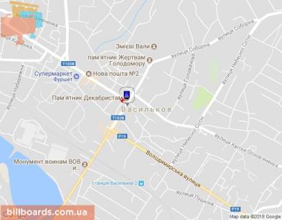 Ситилайт A в Василькове Соборна вул., 93 схема