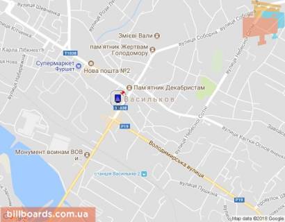 Ситилайт A в Василькове Соборна вул., 64 схема