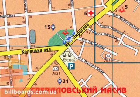 Скроллер B в Виннице, 2.3x3.14  Пирогова вул., 56 - 480530 схема