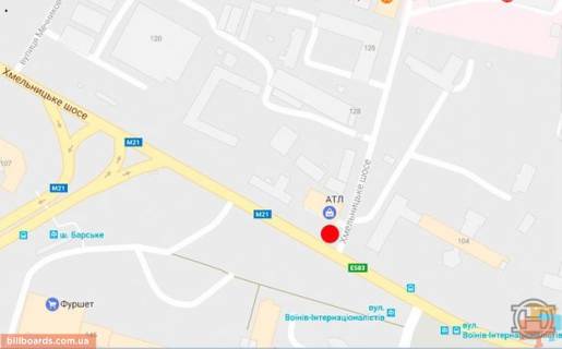 Призма B в Виннице Хмельницьке шосе, 130а, в центр - 180609 схема