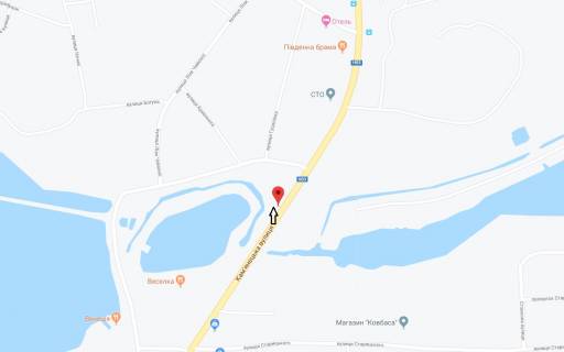 Билборд B в Хмельницком, 3х6  вул. Кам'янецька (р-н "ВЕСЕЛКА") схема