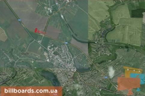 Білборд, Бігборд (Борд)  A у Зборові г.Зборов, поврот на Заложцы схема