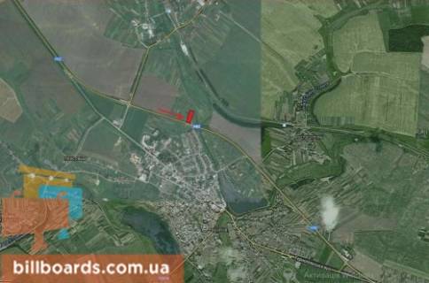 Билборд B в Зборове г.Зборов схема