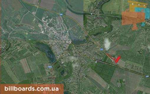 Білборд, Бігборд (Борд)  B у Зборові г.Зборов схема