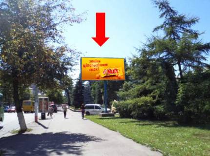 Білборд, Бігборд (Борд)  A у Житомирі Київська вул., 55, біля стадіону "Спартак", в центр Фото 1