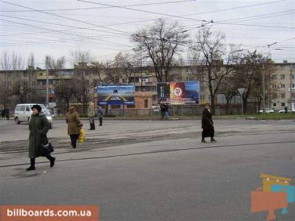 Билборд A в Запорожье Іванова вул. / Моторобудівників пр. (колиш. 8 Березня вул.) фото 1