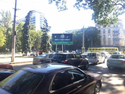Билборд  в Одессе, 3x6  Пироговська вул., 21, навпроти, в центр фото 1