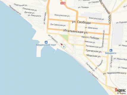 Ситилайт B в Бердянске Горького ул., 12 схема