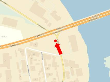 Білборд, Бігборд (Борд)   у Вінниці, 3x6  Князів Коріатовичів вул. (кол. Свердлова вул.) / Соборна вул., в центр схема