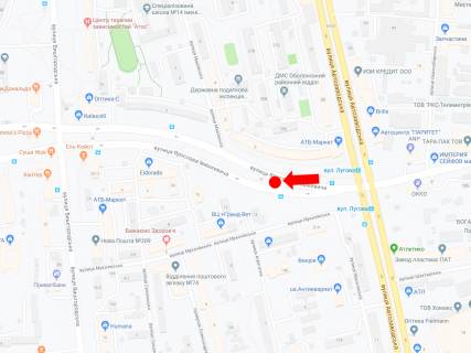 Видеоборд A в Киеве, 3x6  Івашкевича вул., 3, роздільник, в бік Правди пр., McDonald's - 583822 схема