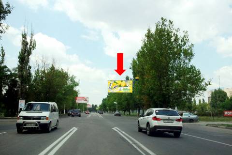 Білборд, Бігборд (Борд)   у Херсоні, 3x6  Миколаївське шосе, біля готелю "Нон-Стоп", з центру (флажок) Фото 1