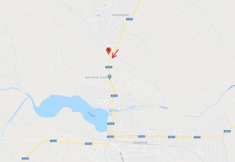 Билборд A в Гуте, 3x6  виїзд із міста схема