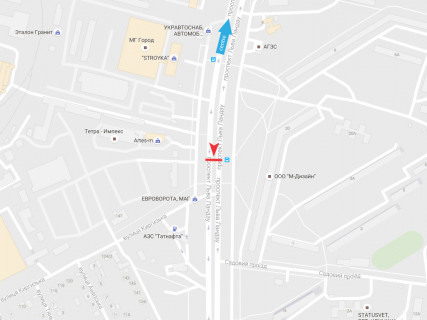 Призма B в Харькове, 3x6  Ландау пр., 20, з центру - 666399 схема