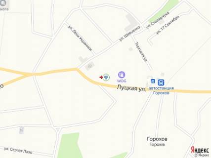 Білборд, Бігборд (Борд)  B у Горохові Луцька вул., 49 схема