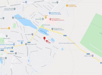 Білборд, Бігборд (Борд)   у Красилові, 3x6  Перемоги вул. схема