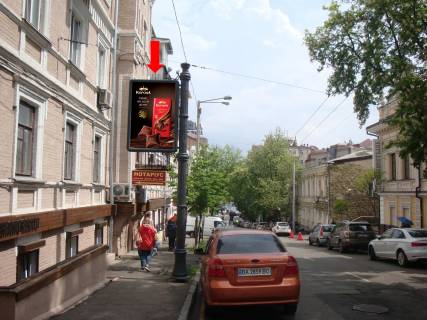 Ситилайт A в Киеве, 1.8x1.2  Софіївська вул., 8а, в сторону пл. Незалежності фото 1