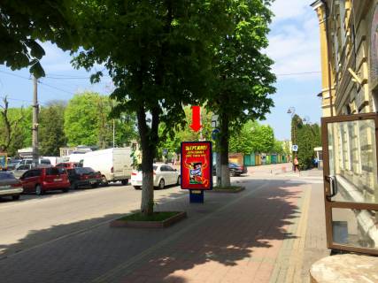 Сiтiлайт  у Хмельницькому, 1.8x1.2  Проскурівська вул., 47 / Володимирська вул., біля Художнього музею Фото 1