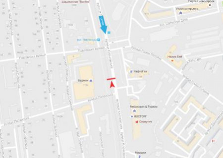 Билборд B в Харькове, 3x6  Клочківська вул., 119а, з центру схема