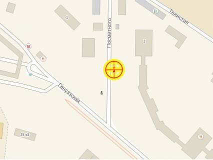 Билборд + в Одессе, 3x6  Посмітного вул., 2 схема