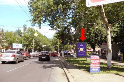 Ситилайт  в Одессе, 1.8x1.2  Філатова вул., 54 / Гайдара вул., біля універсаму "Буревестник" фото 1