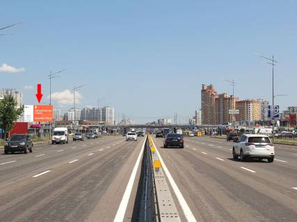 Билборд B в Киеве, 3x6  Бажана пр. - пр. Григоренко, ст. м. "Позняки", біля АЗС "Кло", навпроти McDonald's, з центру фото 1