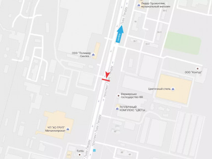 Билборд B в Харькове, 3x6  Ландау пр., 52, (2), з центру схема