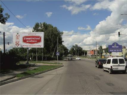 Билборд B в Ровно Чорновола вул. - Дачна вул. фото 1